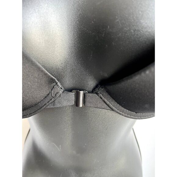 XOXO Black Push Up Bra Classic Size 36B Lace Back Sexy Lingerie Front Clasp - Picture 2 of 10